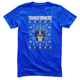 Transformers Christmas Pattern T-Shirt