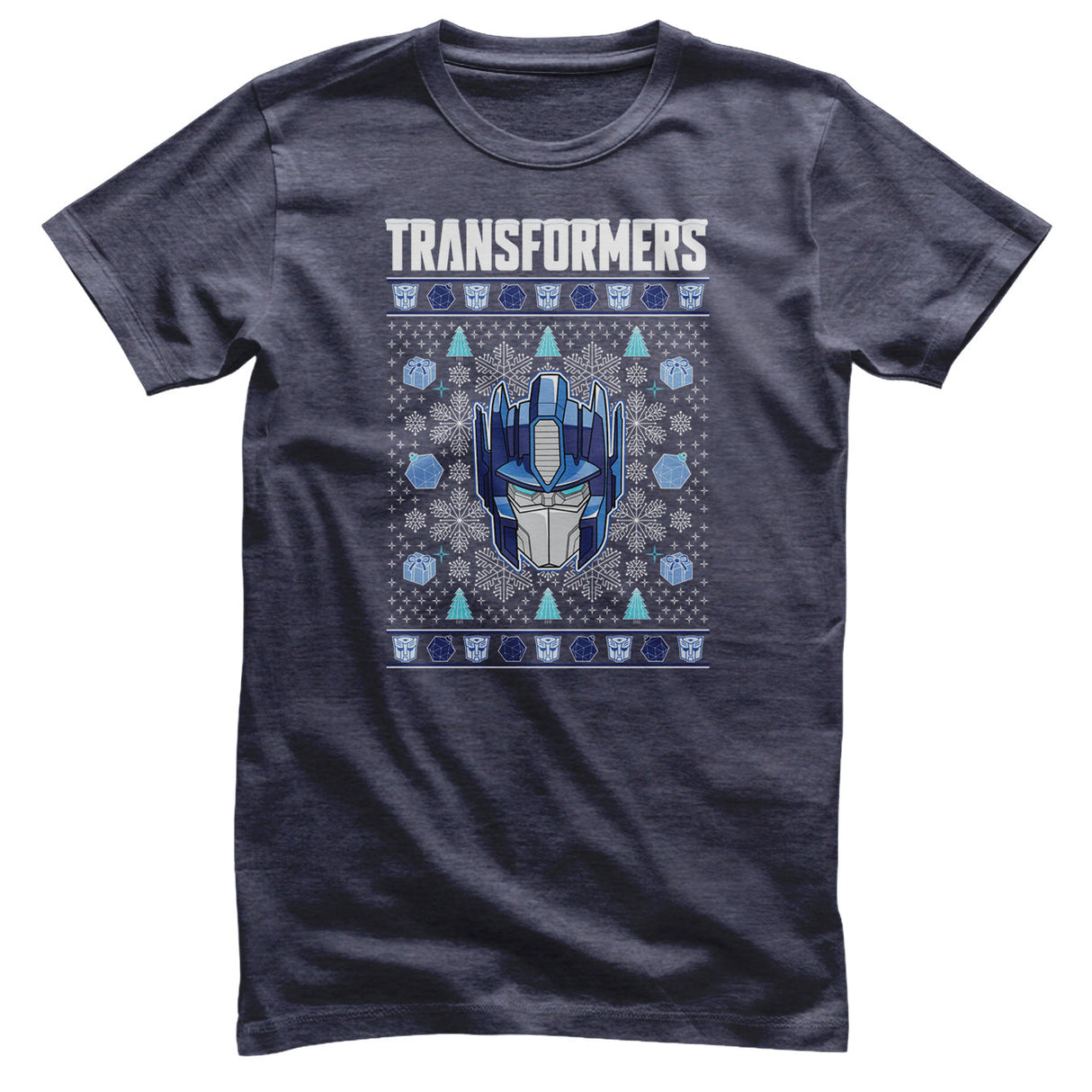 Transformers Christmas Pattern T-Shirt