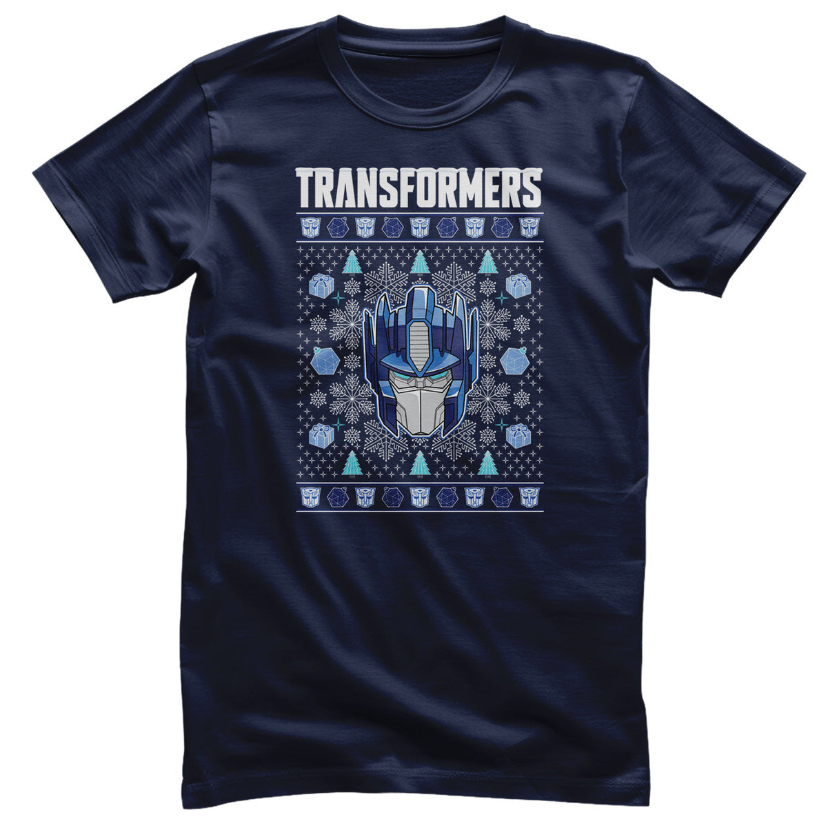 Transformers Christmas Pattern T-Shirt