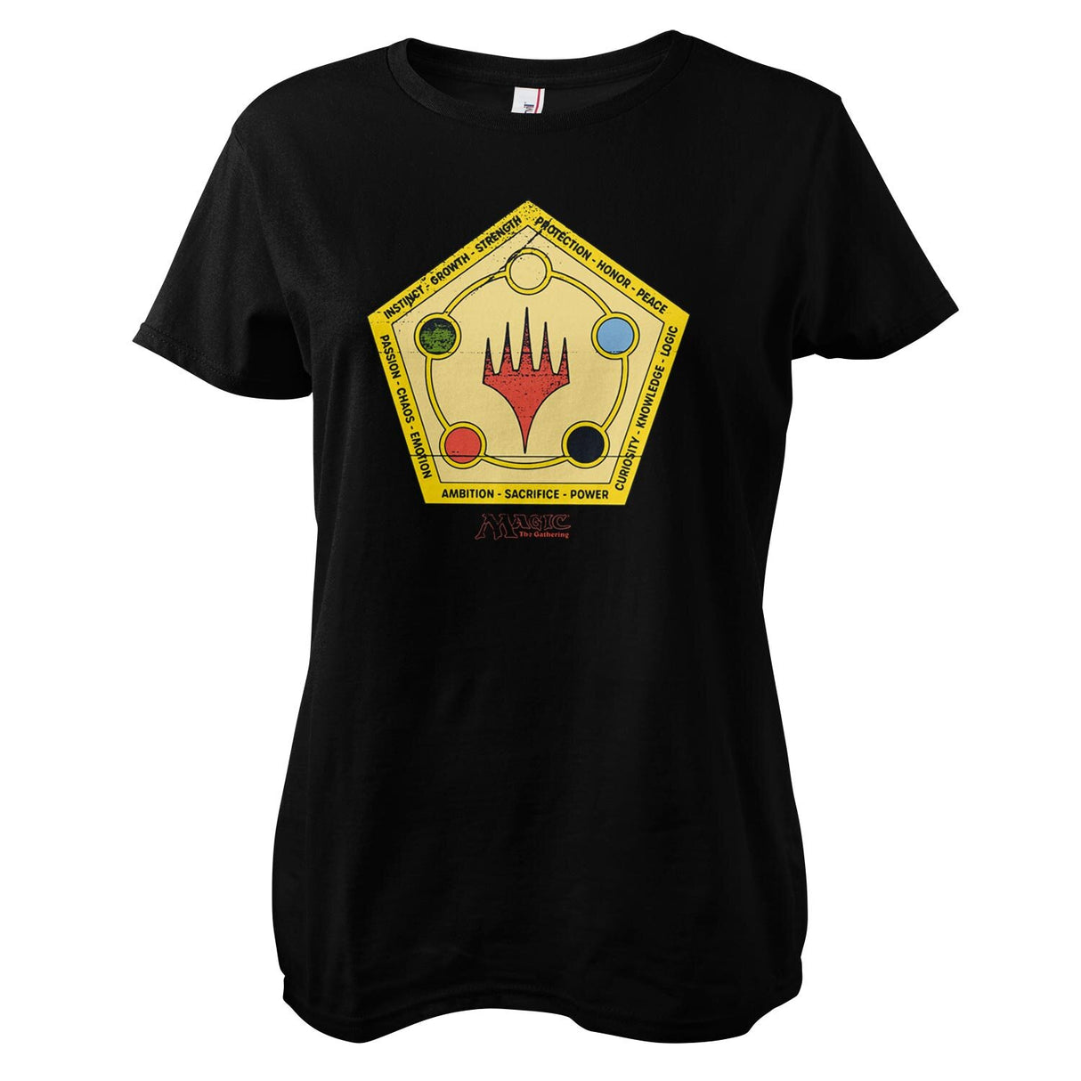 Magic The Gathering Symbols Girly Tee