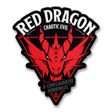 Red Dragon - Chaotic Evil Sticker