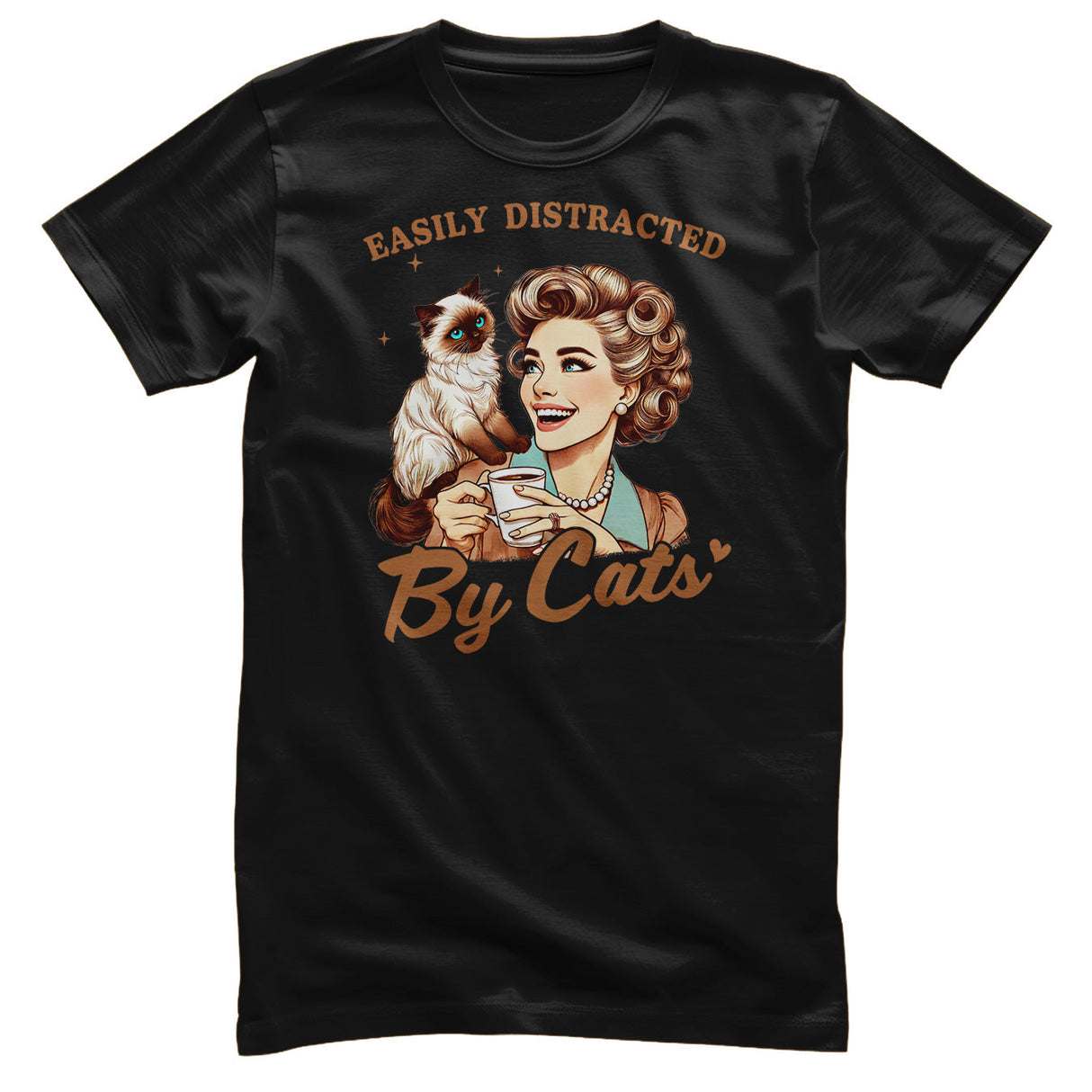 Easily Distracted By Cats Tee