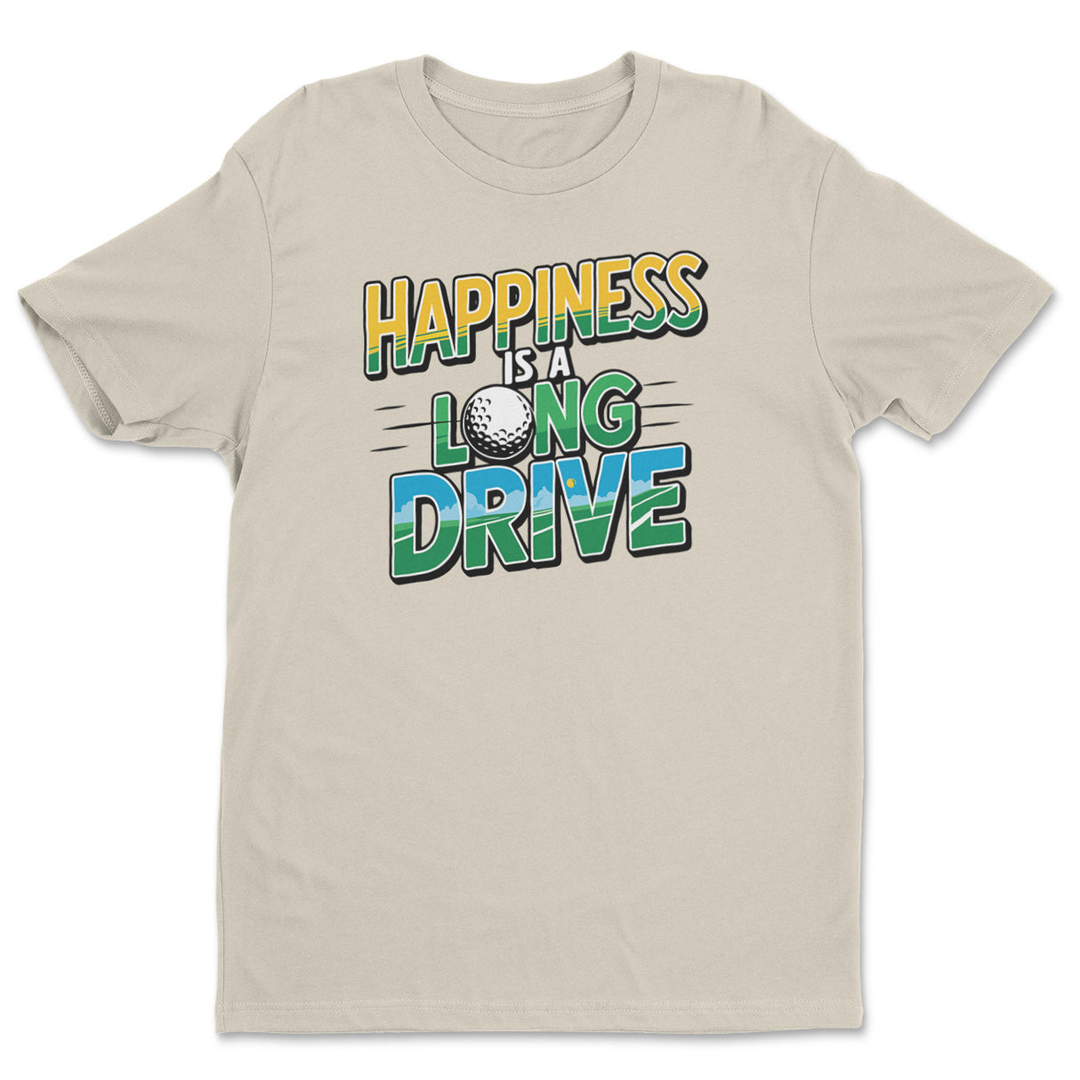 Happines Is A Long Drive Tee