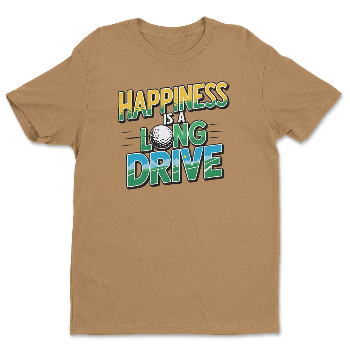 Happines Is A Long Drive Tee
