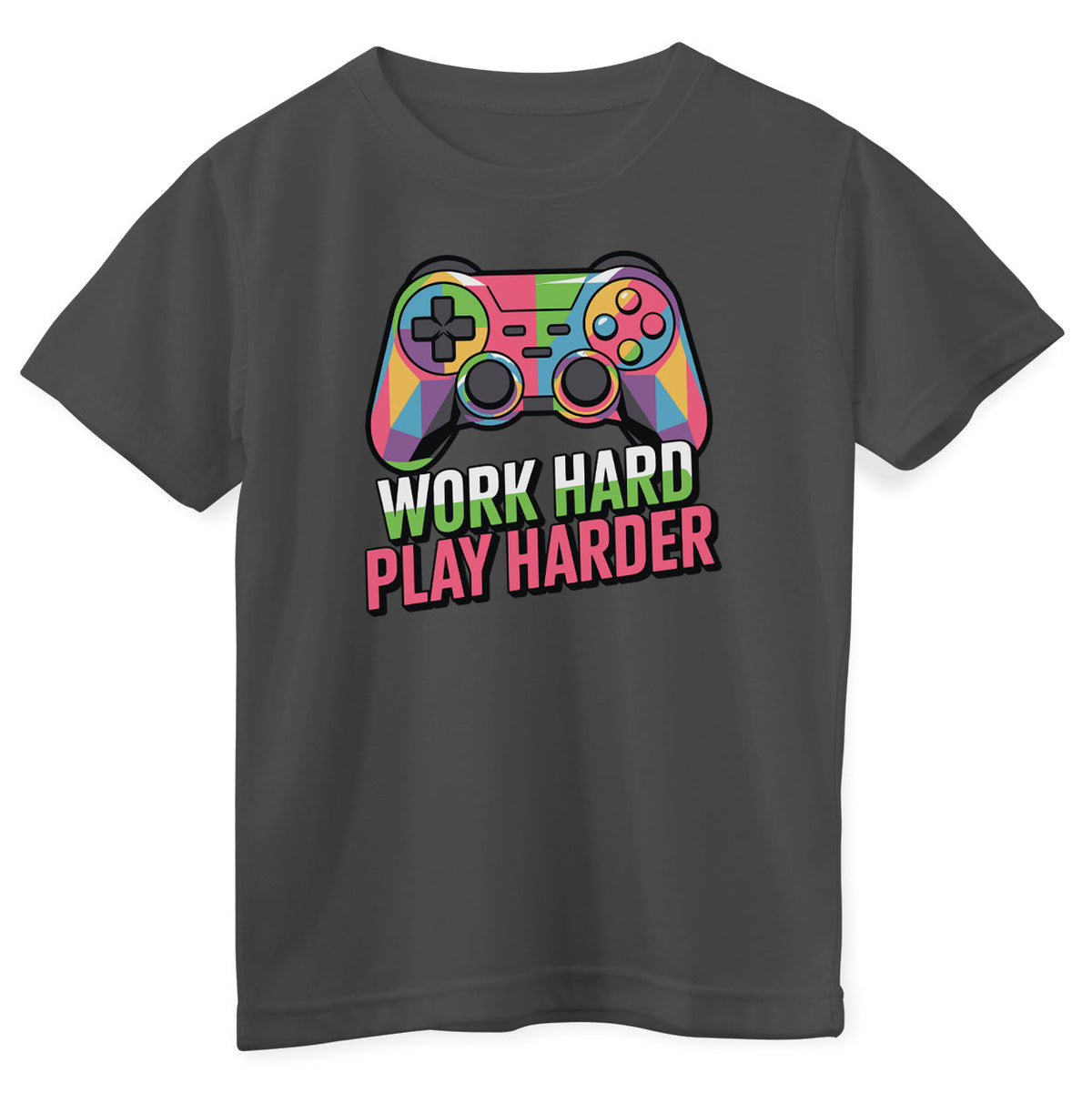 Work Hard - Play Harder Kids Tee