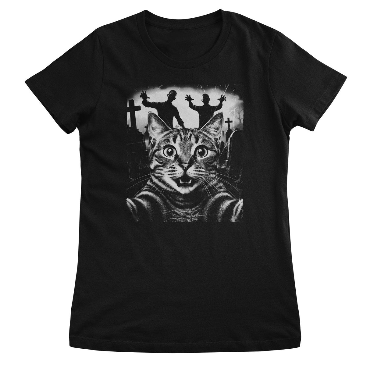 Cat Zombie Panic Top