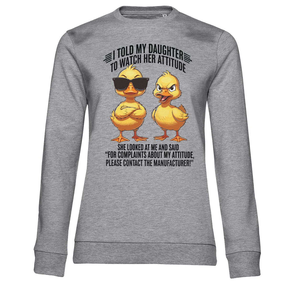 Manufacturer Of Daughter With Attitude Girly Sweatshirt