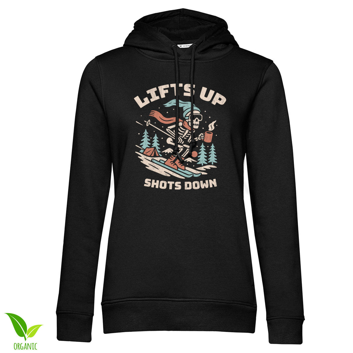 Lifts Up - Shots Down Girly Hoodie