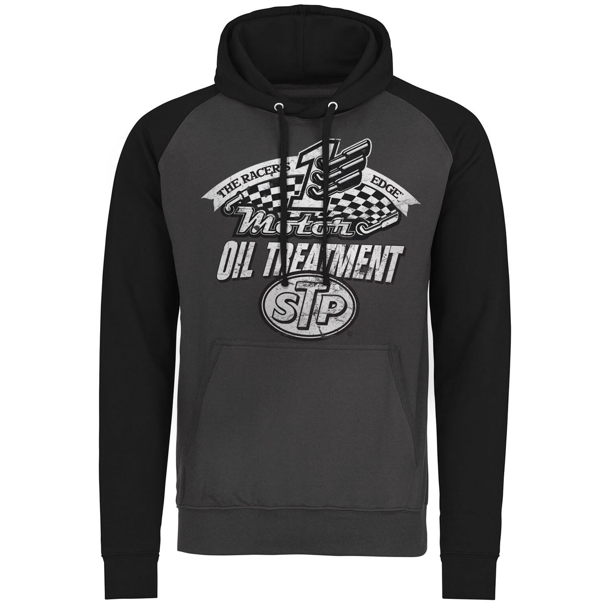 STP Oil Treatment Distressed Baseball Hoodie