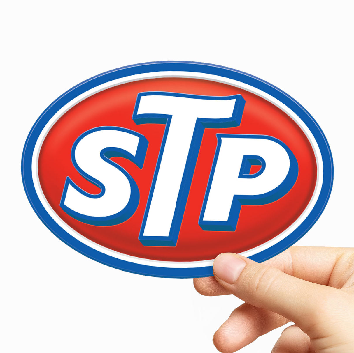 STP Bevel Logo Sticker