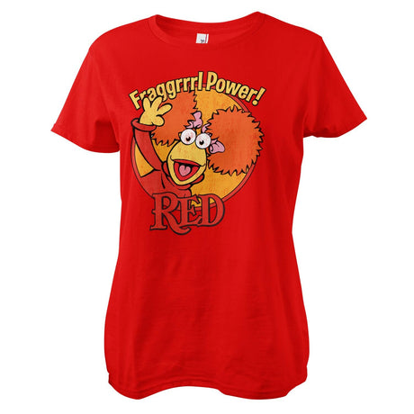 Red - Fragggrrrl Power Girly Tee