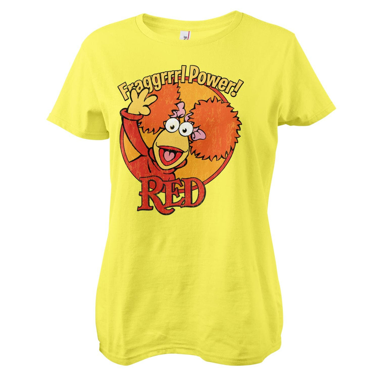 Red - Fragggrrrl Power Girly Tee