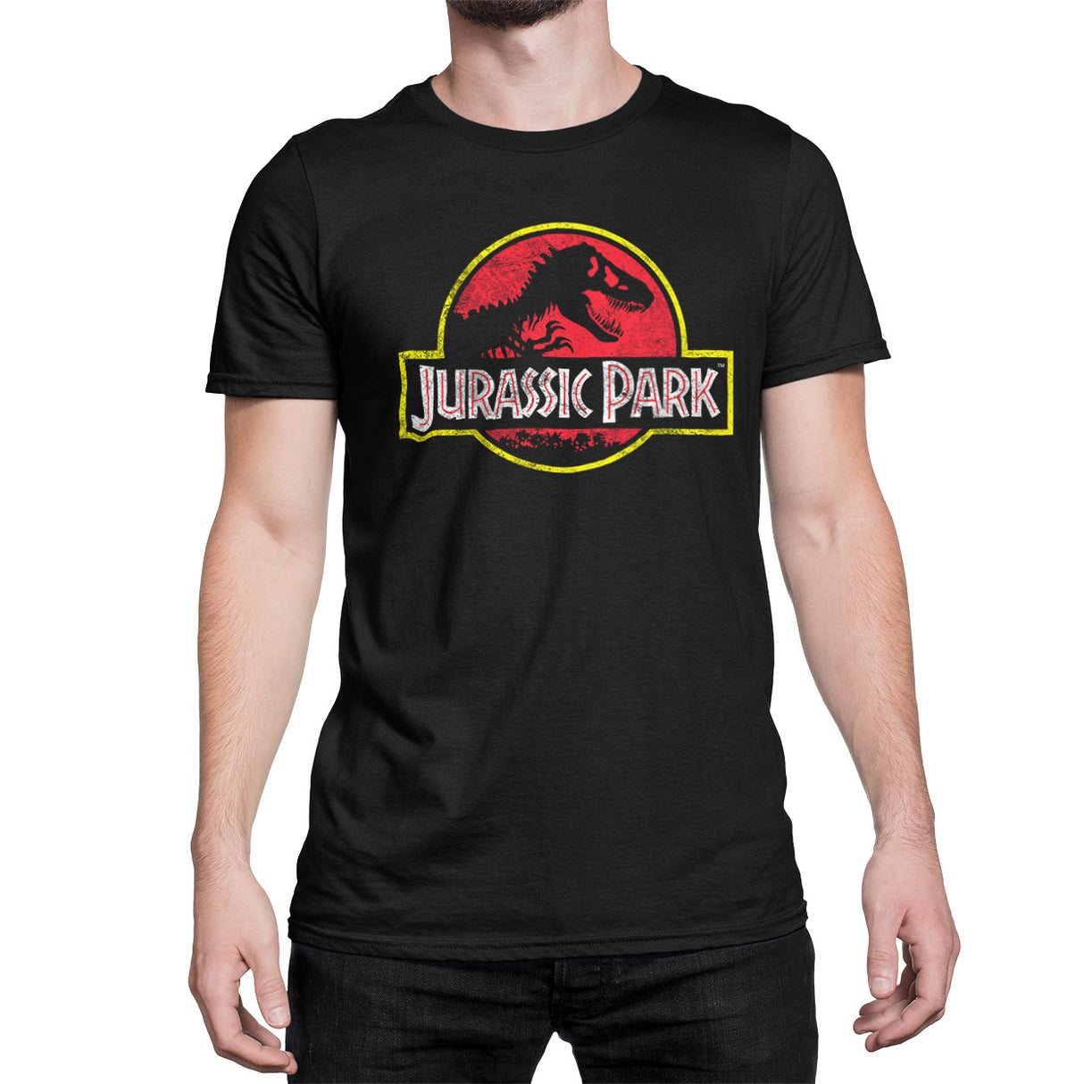 Jurassic Park Distressed Logo T-Shirt