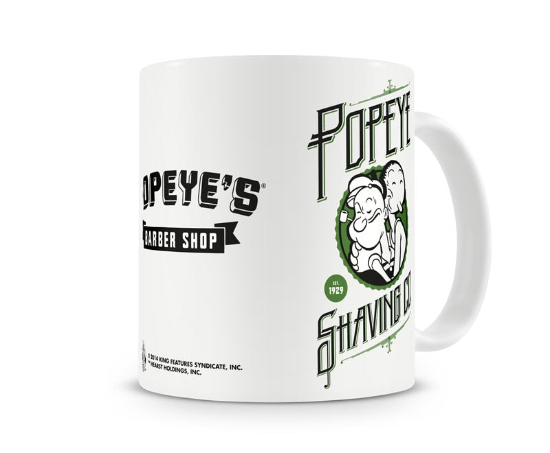 Popeye Shaving Co Coffee Mug