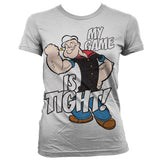 Popeye - Game Is Tight Girly T-Shirt