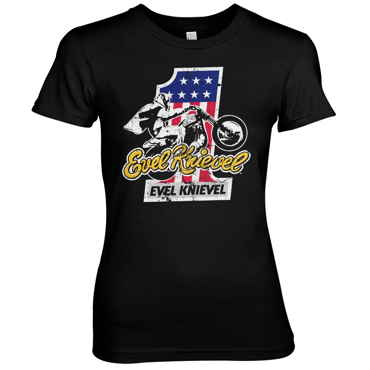 Evel Knievel No. 1 Girly Tee