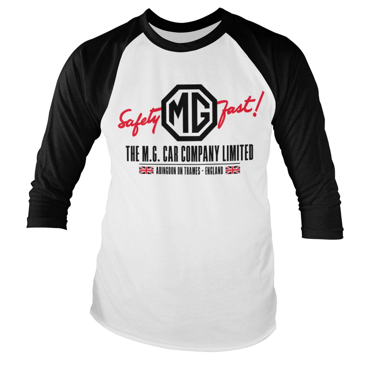 M.G. Cars Co. - England Baseball Long Sleeve Tee