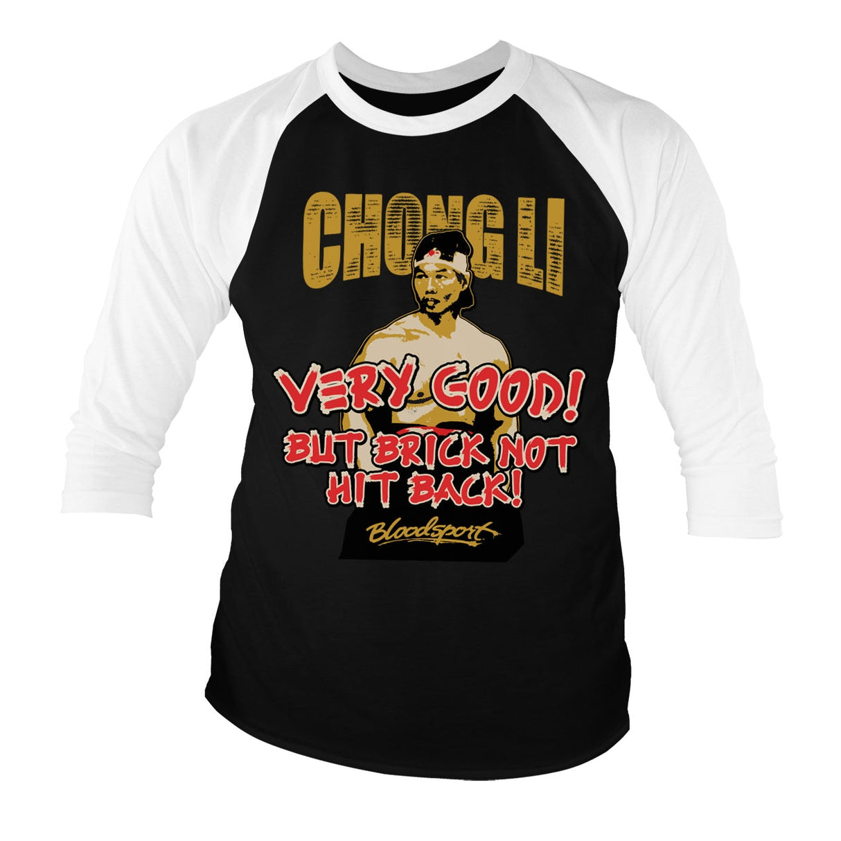 Bloodsport - Chong Li Baseball 3/4 Sleeve Tee