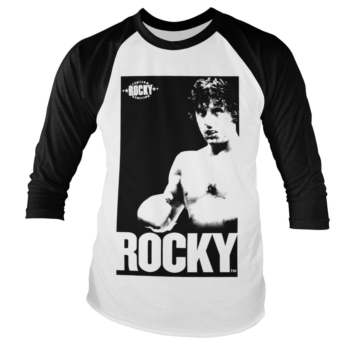 Rocky - Vintage Photo Baseball Long Sleeve Tee