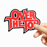 Over The Top Logotype Sticker