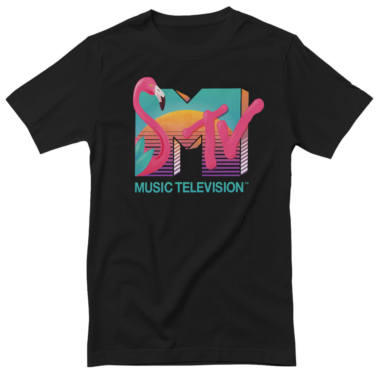 MTV - Tropical Flamingo T-Shirt