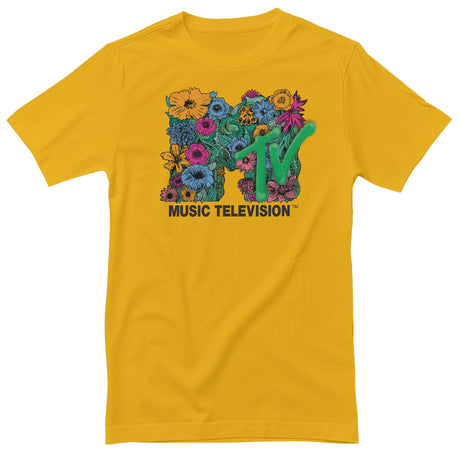 MTV Flower Bouquet Logo T-Shirt