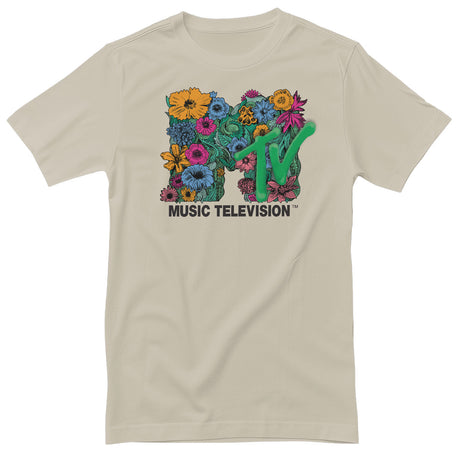 MTV Flower Bouquet Logo T-Shirt