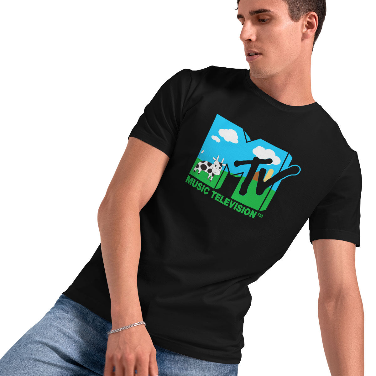 MTV Country Cow Logo T-Shirt