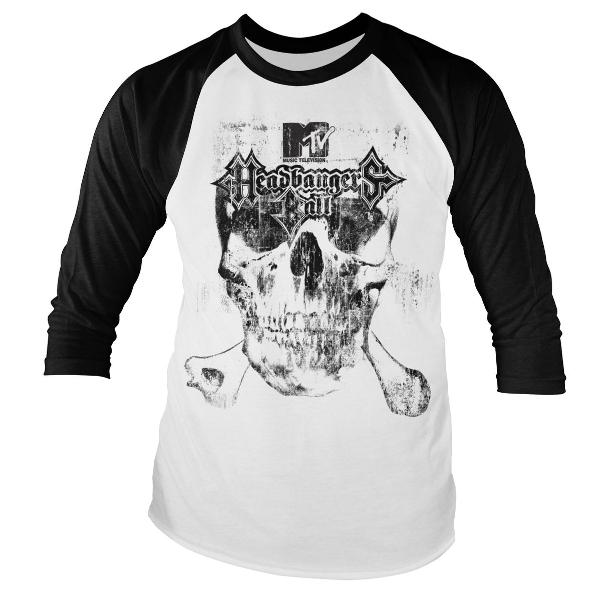 MTV - Headbangers Ball Baseball Long Sleeve Tee