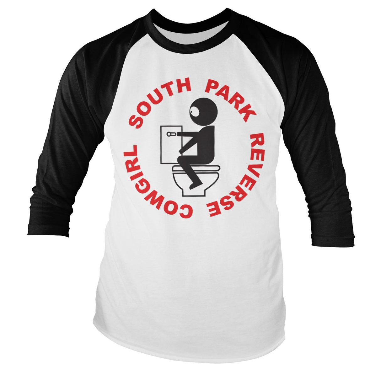 South Park Reverse Cowgirl Baseball Long Sleeve Tee