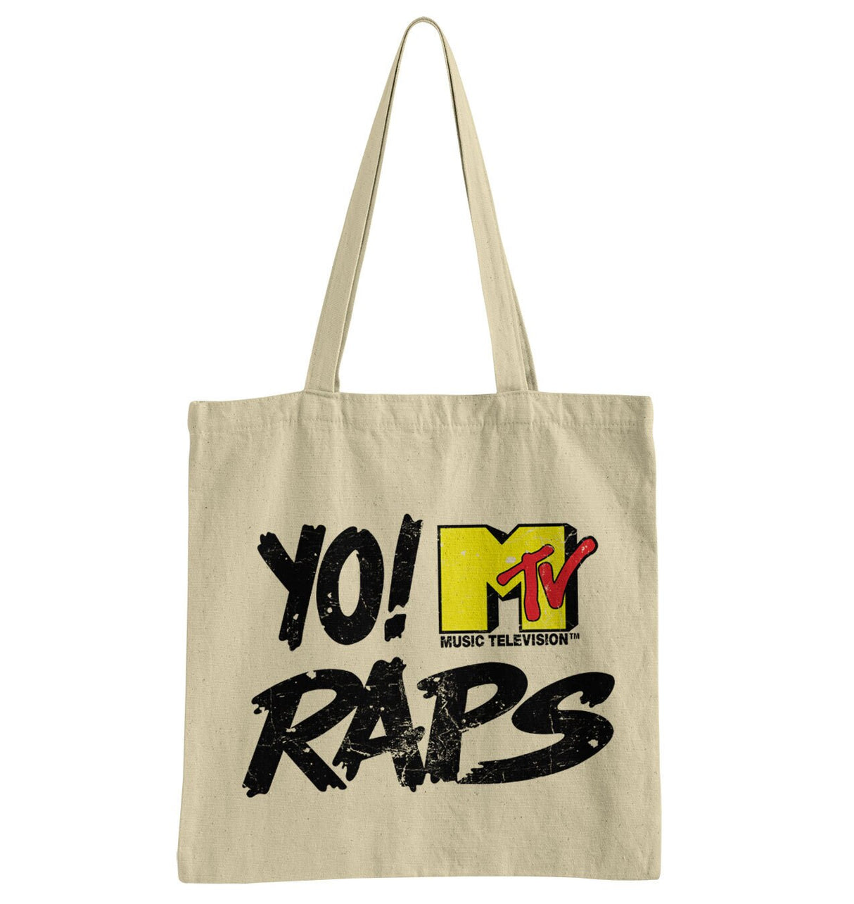 Yo! MTV Raps Distressed Logo Tote Bag