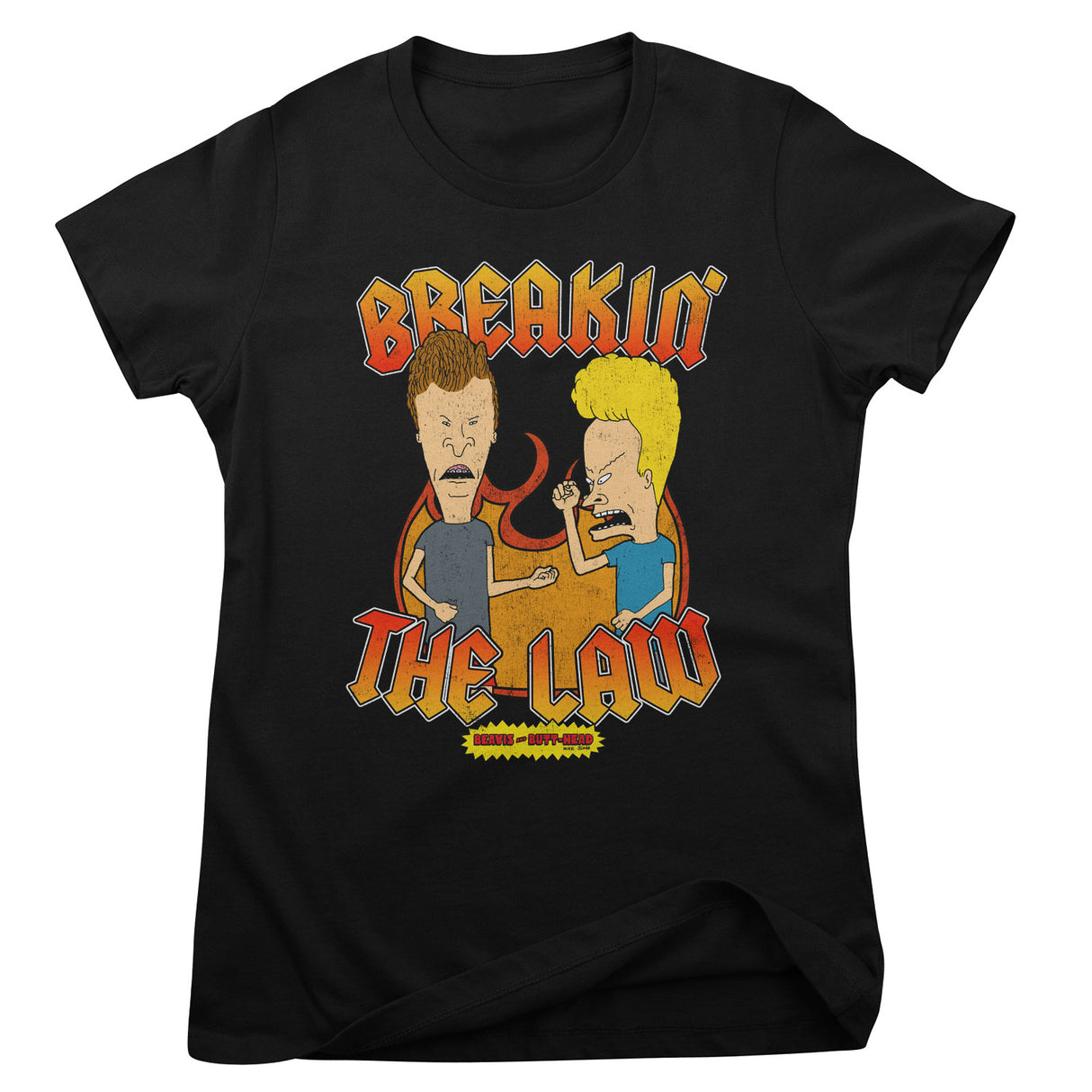 Beavis And Butt-Head - Breakin' The Law Girly Tee