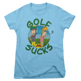 Golf Sucks Girly Tee