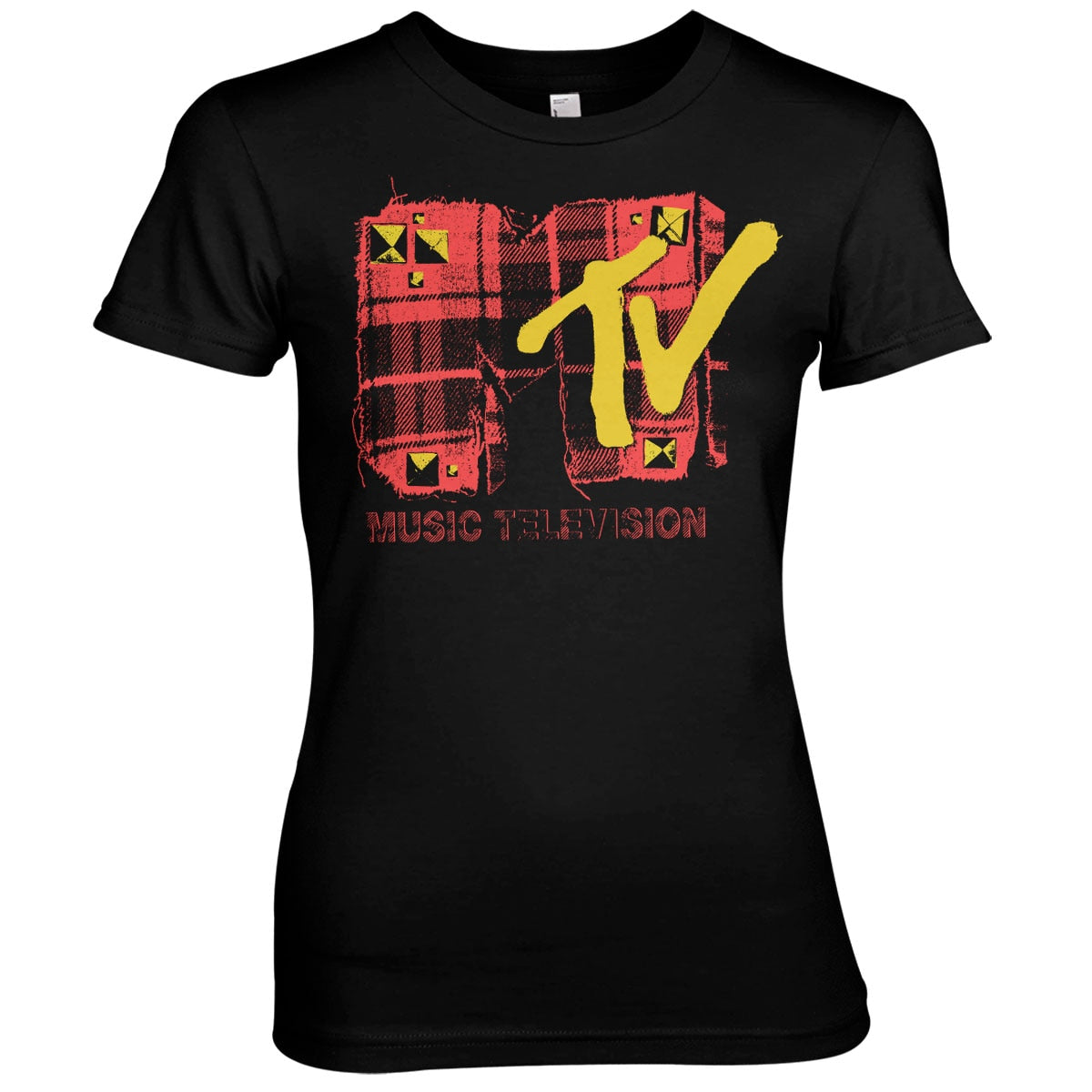 Plaid MTV Girly Tee