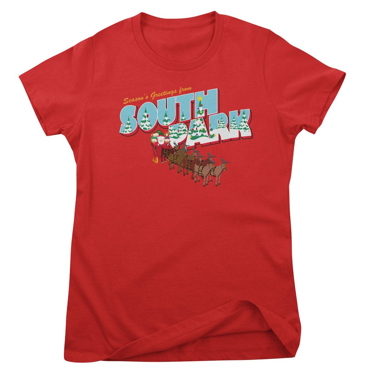 Season's Greetings From South Park Girly Tee