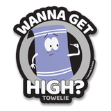 Towelie - Wanna Get High Sticker