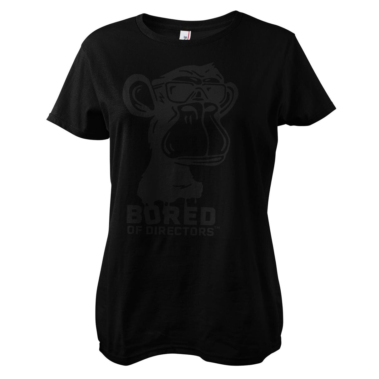 BOD Logo Black On Black Girly Tee