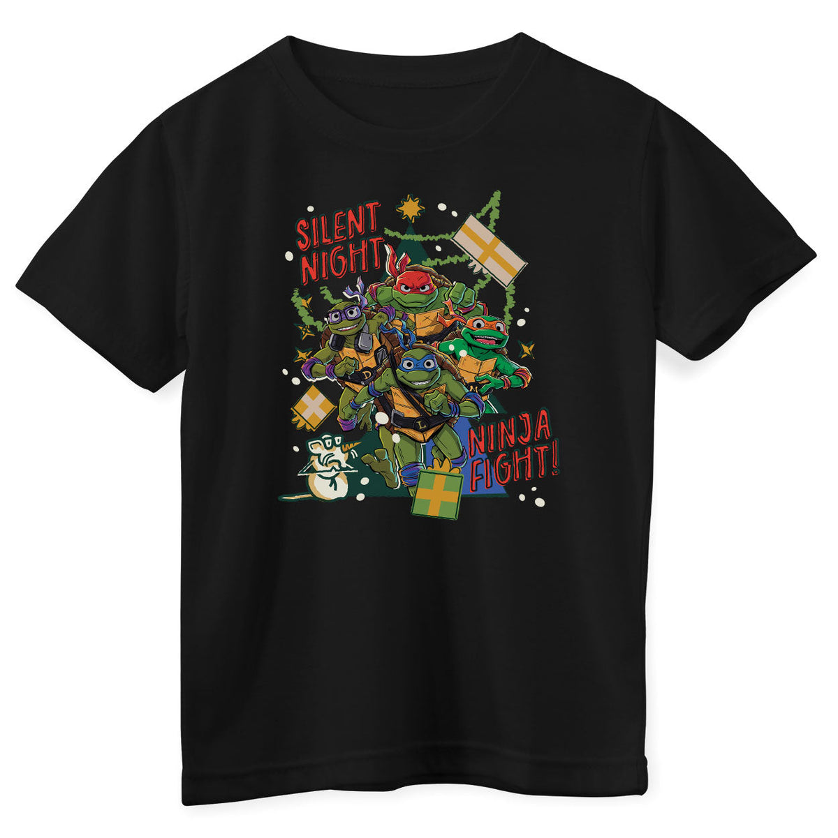 Silent Night - Ninja Fight Kids Tee