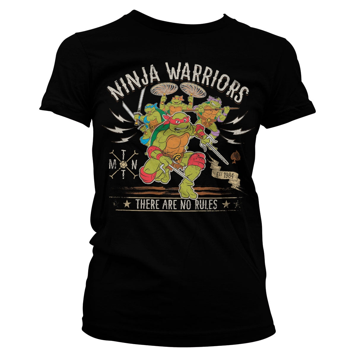 Ninja Warriors - No Rules Girly Tee