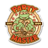 Party Master Since 1984 Sticker