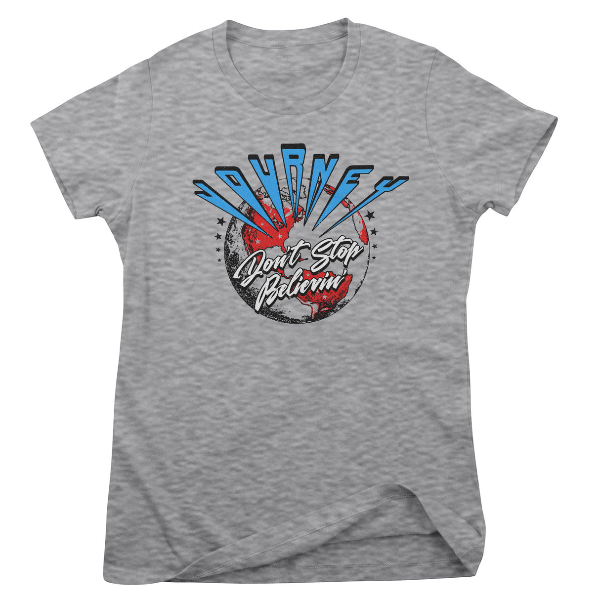 Journey - Don't Stop Believin' Globe Tour Girly Tee