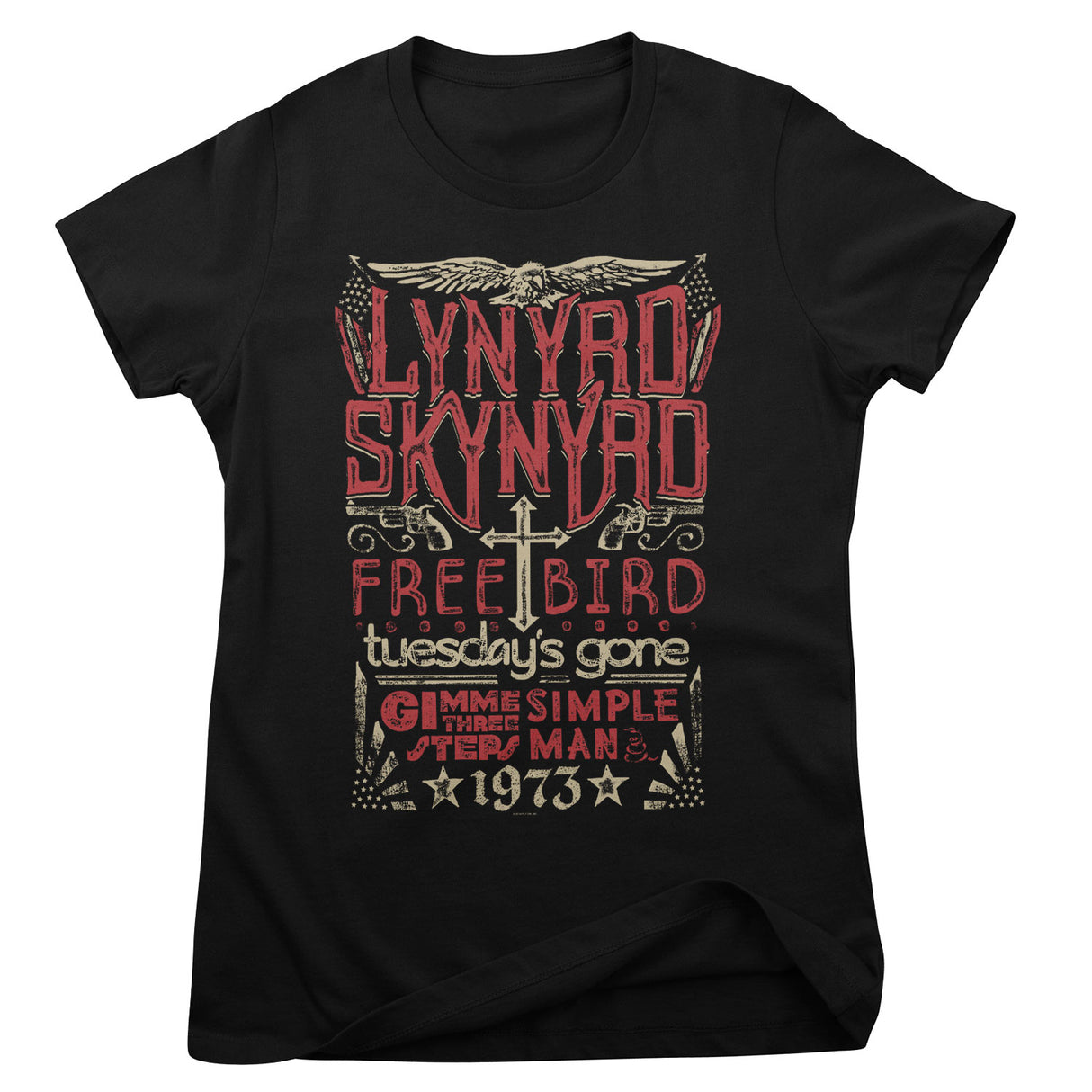 Lynyrd Skynyrd - Free Bird Girly Tee
