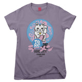 Lucky Cat Pastel Girly Tee