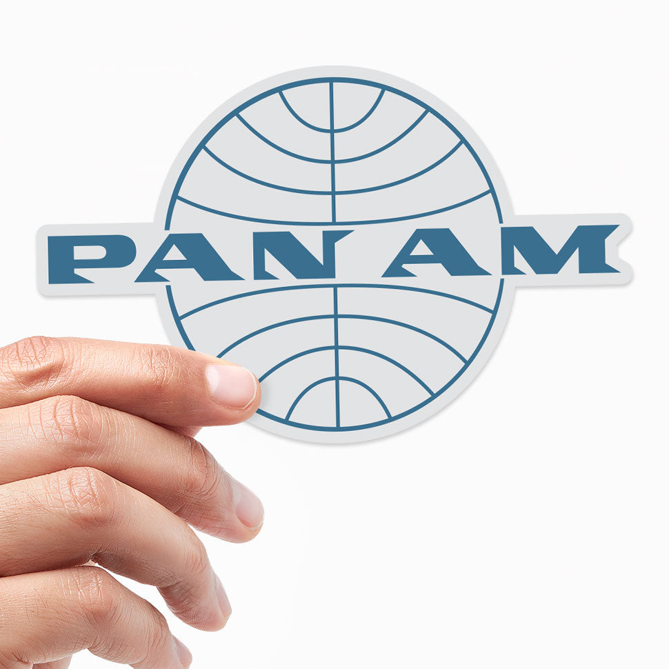 Pan-Am Retro Logo Sticker