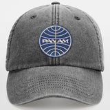 Pan-Am Globe Patch Vintage Low Profile Cap