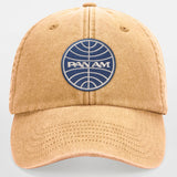 Pan-Am Globe Patch Vintage Low Profile Cap
