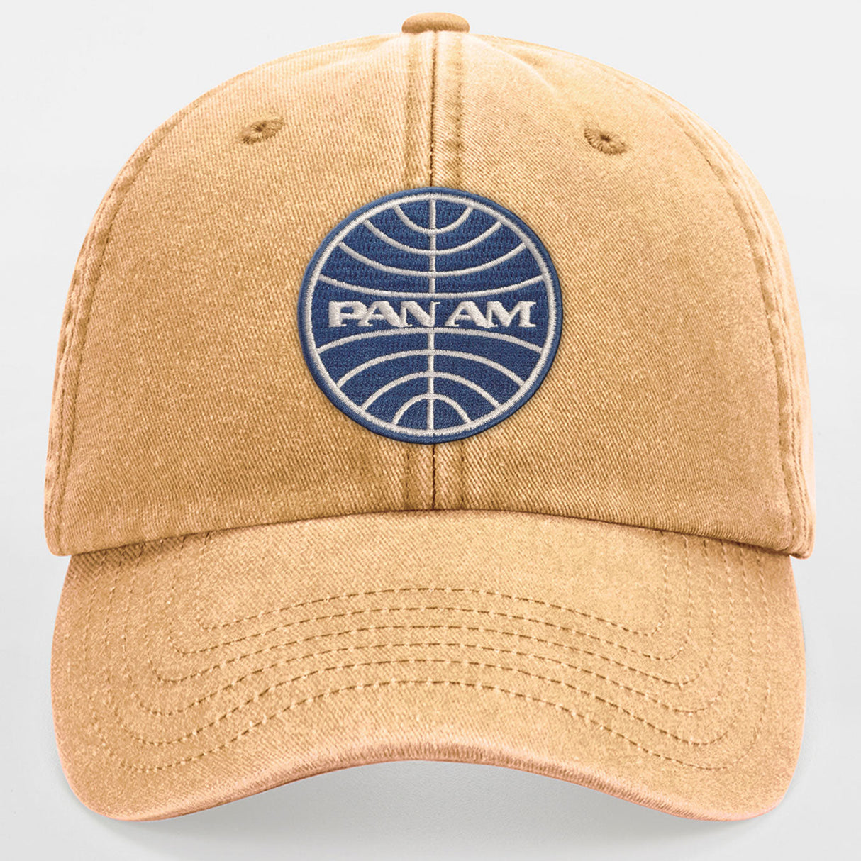 Pan-Am Globe Patch Vintage Low Profile Cap
