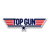 Top Gun Logotype Sticker