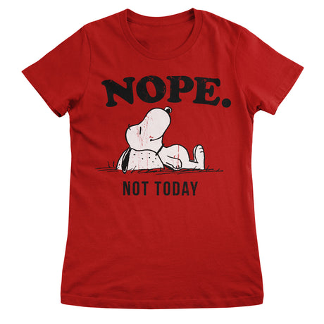 Nope. Not Today Girly Tee