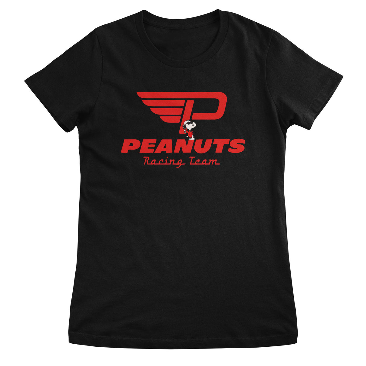 Peanuts Racing Team Girly Tee